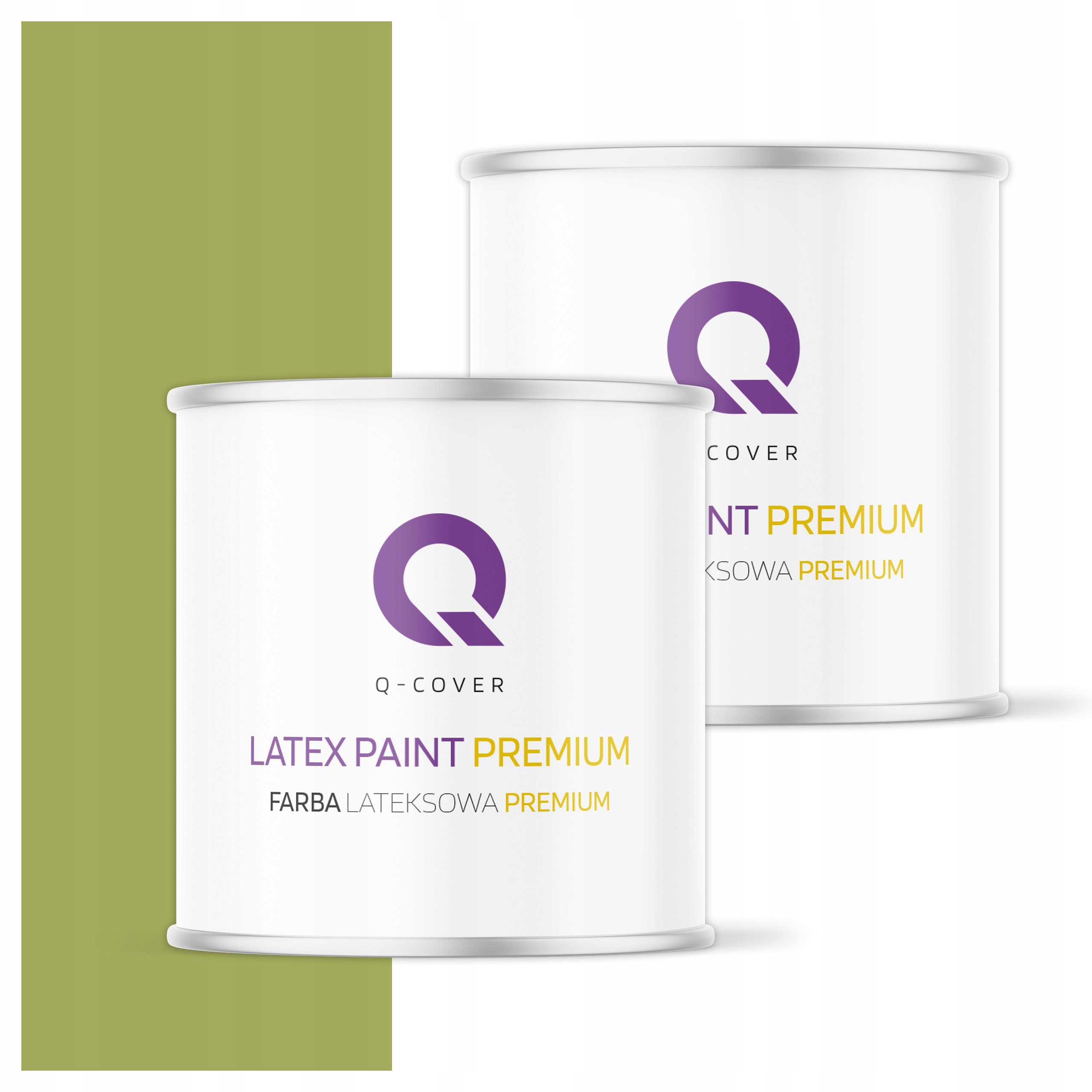 Umývateľná farba na steny stropov 2L Hlboká matná hrachová H2437