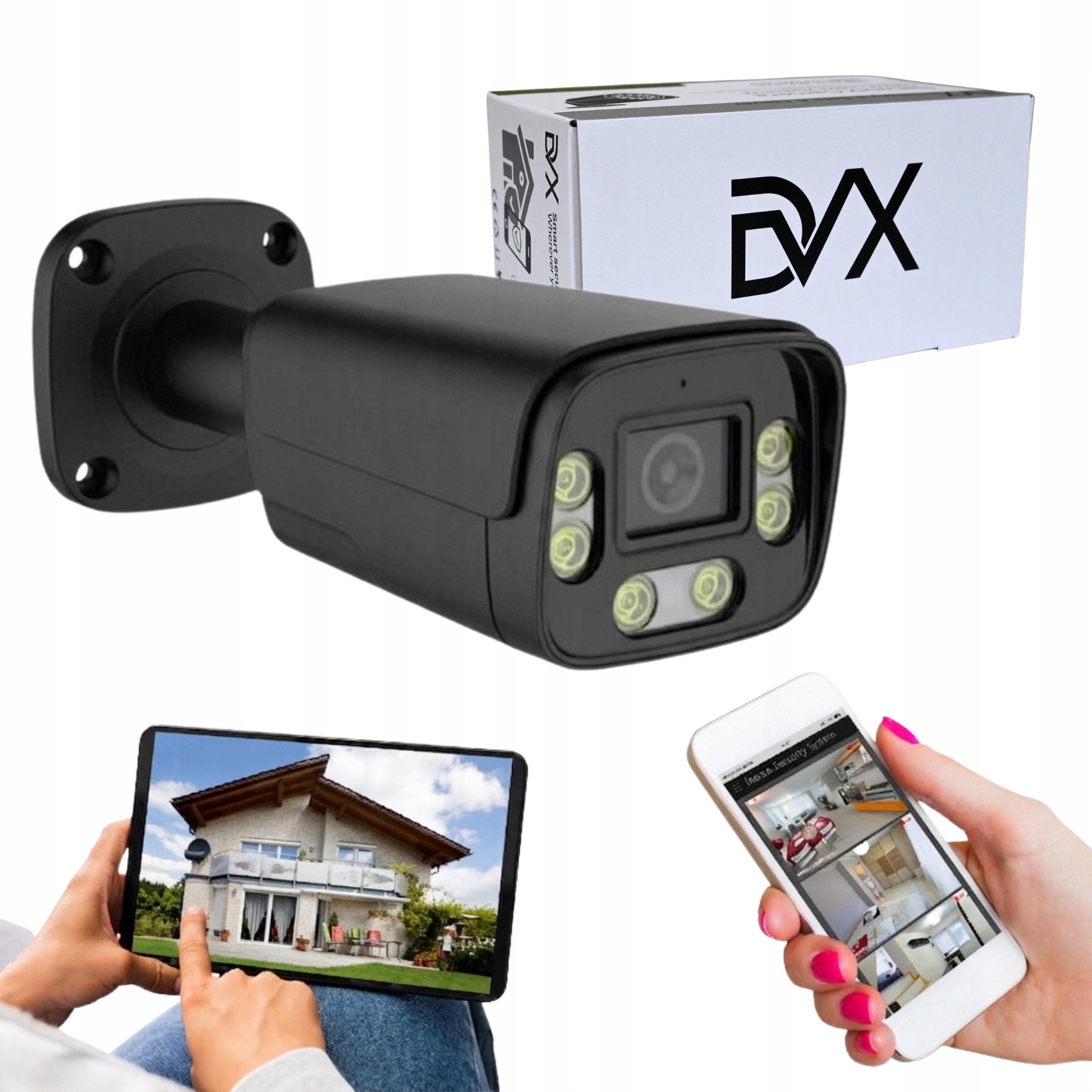 Venkovní Monitorovací Kamera Sledování Ip Poe 5MP Tubusová Voděodolná IP66