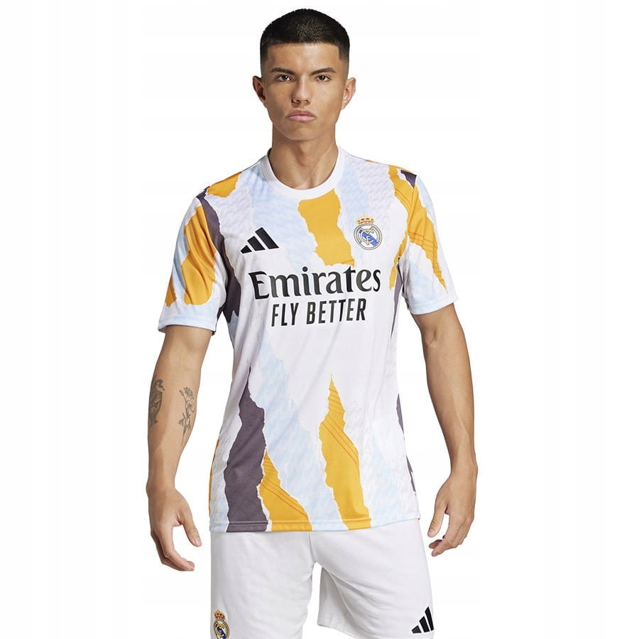 Koszulka adidas Real Madryt Pre-Match JJ3493 Biały, M