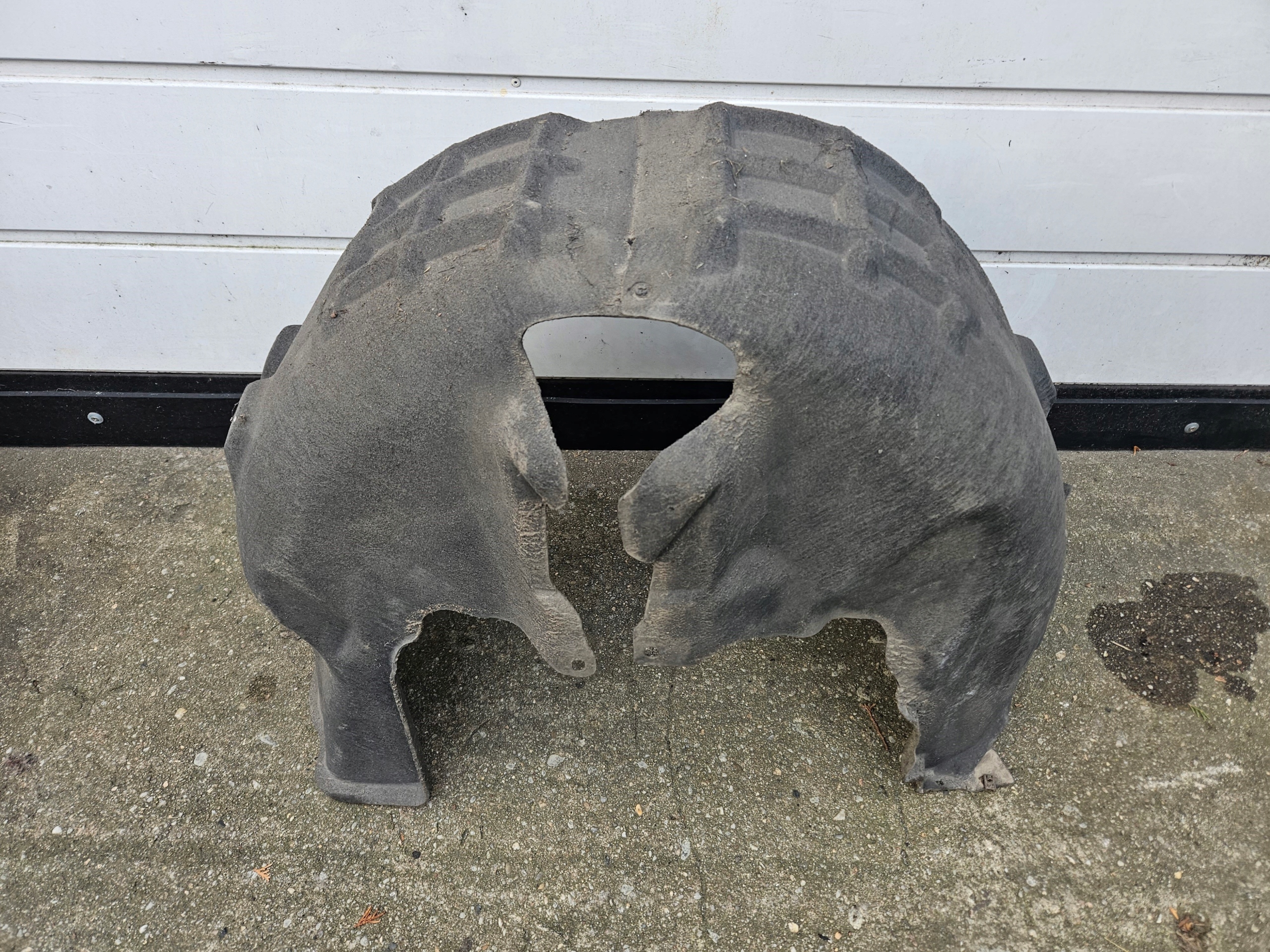 mudguard left left rear. left rear part AUDI A6 C7 4G