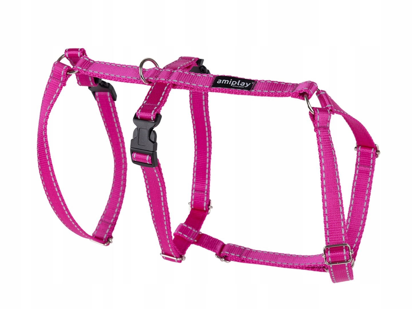 Levně Amiplay Ramenní Popruhy Nastavitelné Safety Reflective XL Růžové