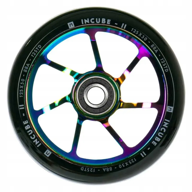 Ethic Incube V2 12STD 125 mm kolečko pro výkonnostní koloběžku Rainbow