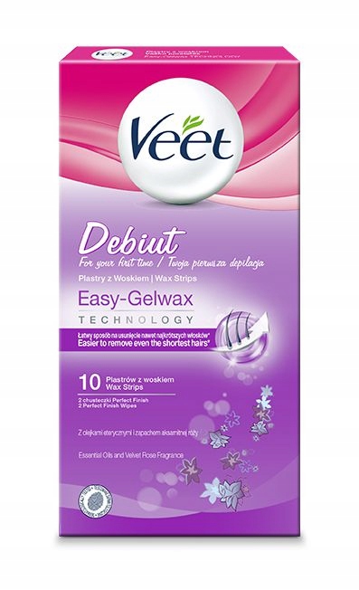 

Veet Debiut Plastry 10 Sztuk