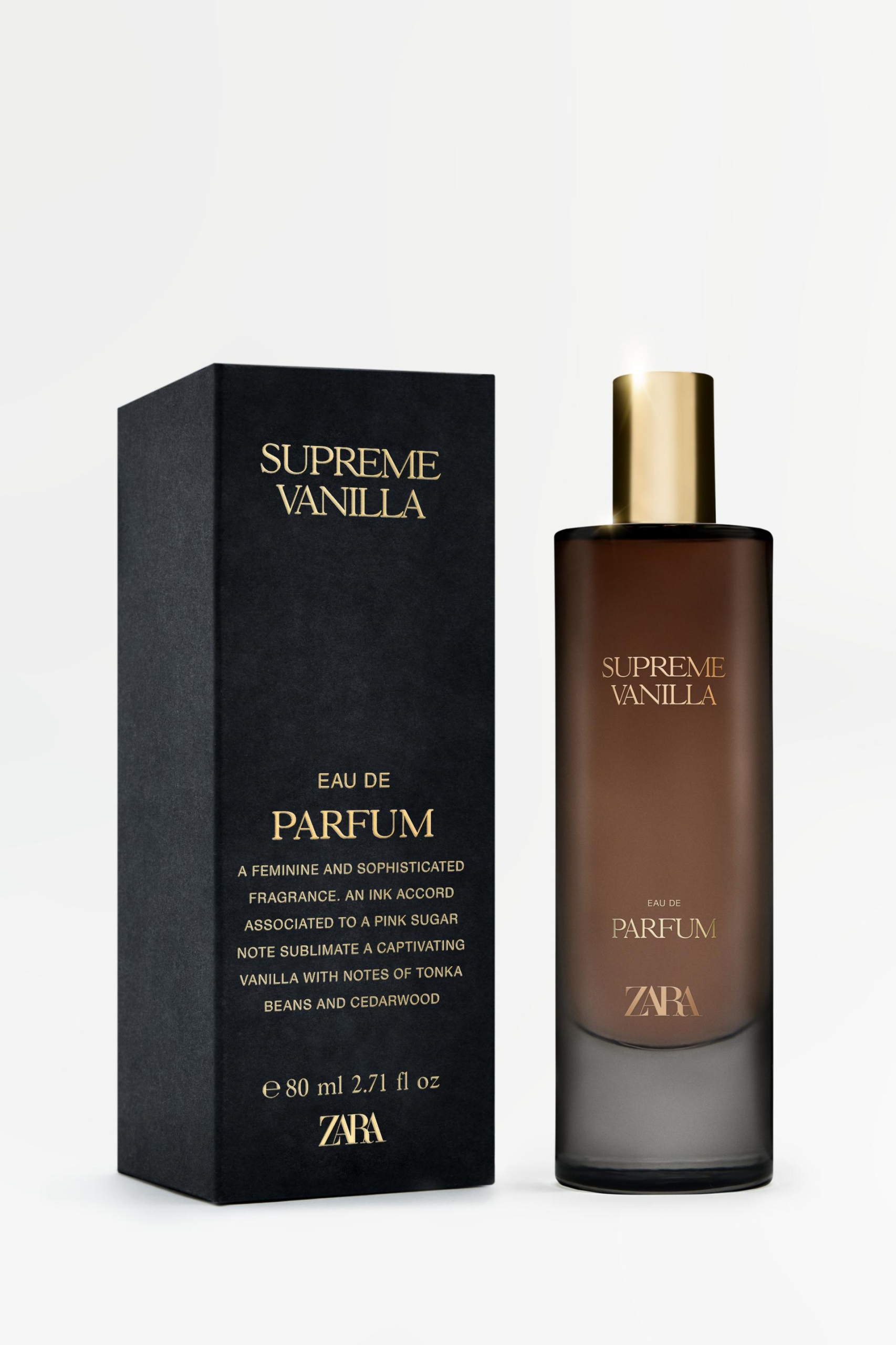 Zara Supreme Vanilla Edp 80ML Perfum Damskie Supreme Vanilla 80 ML