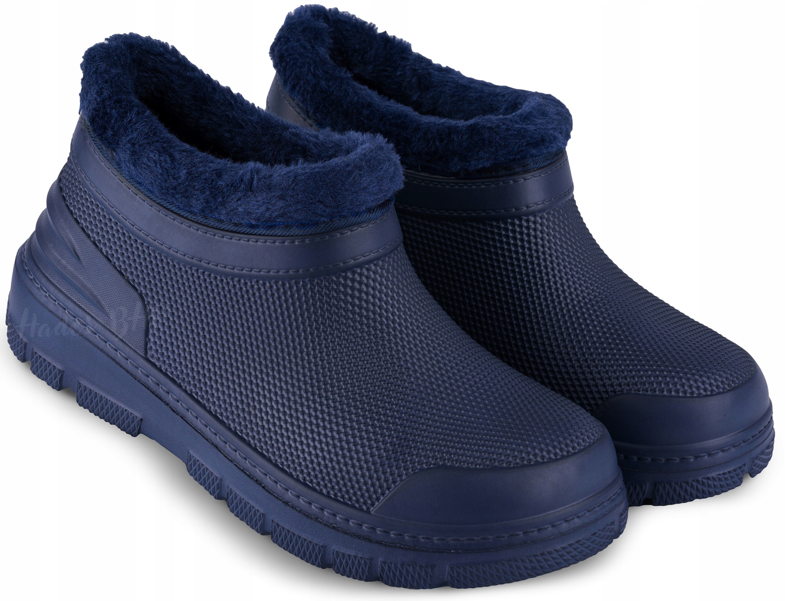 KALOSZE DAMSKIE OCIEPLANE krótkie piankowe zimowe lekkie chodaki EVA 44