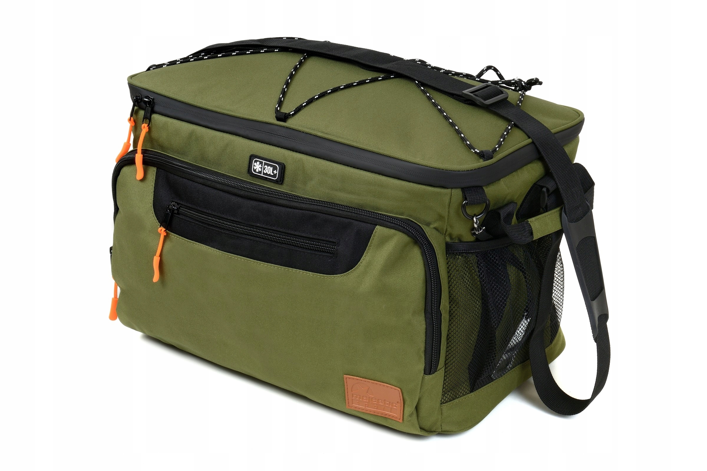 Torba termiczna wędkarska duża izolowana Majestic Sport 30L+ Kolor dominujący khaki