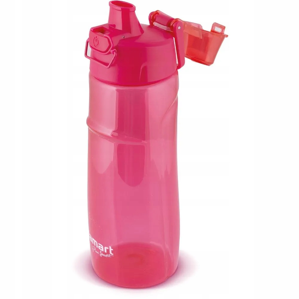 Butelka Sportowa Bidon z Ustnikiem Lock LT4063 Różowa 700 ml