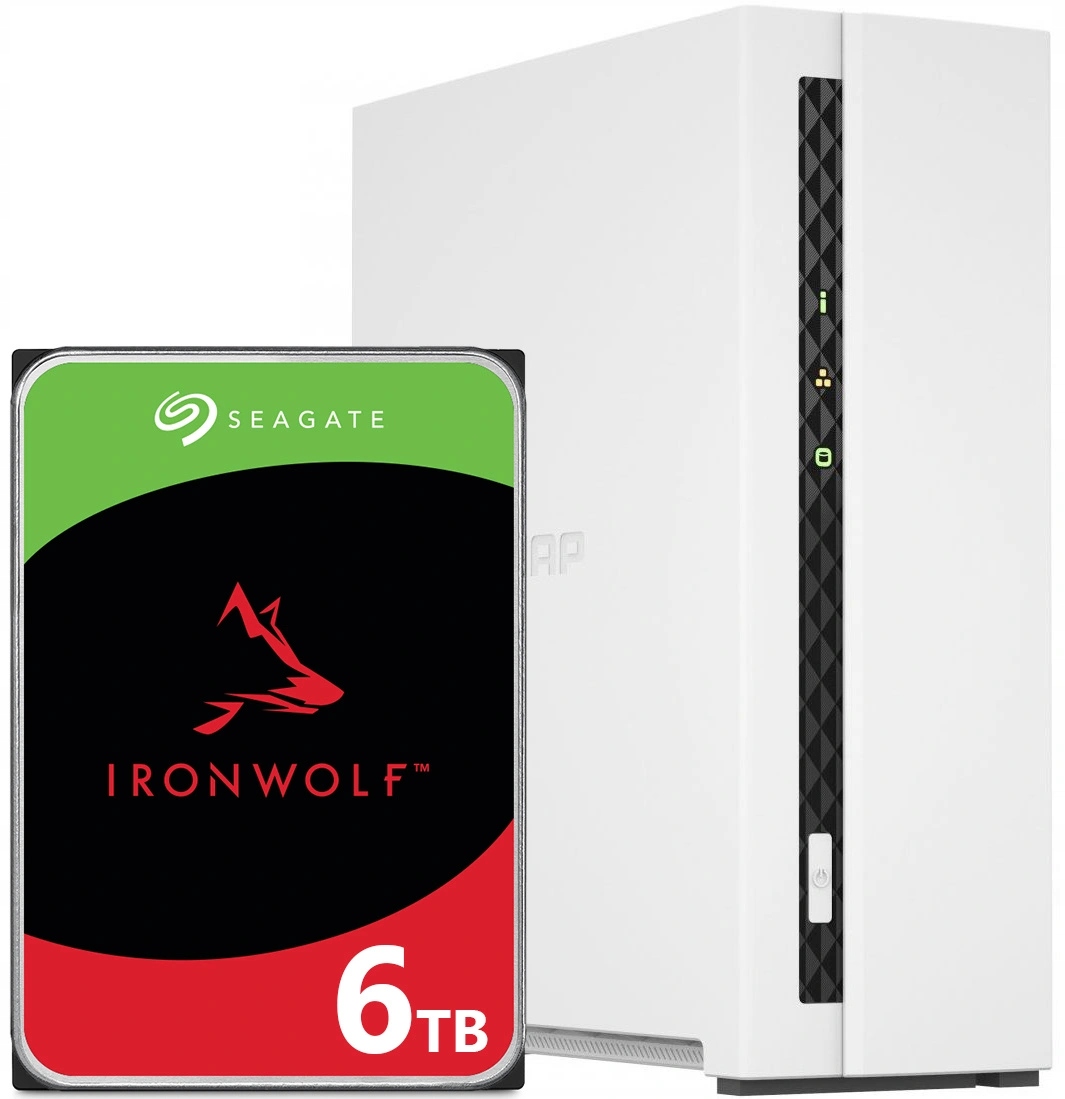 Nas souborový server Qnap TS-133 s 6TB Hdd diskem Seagate IronWolf