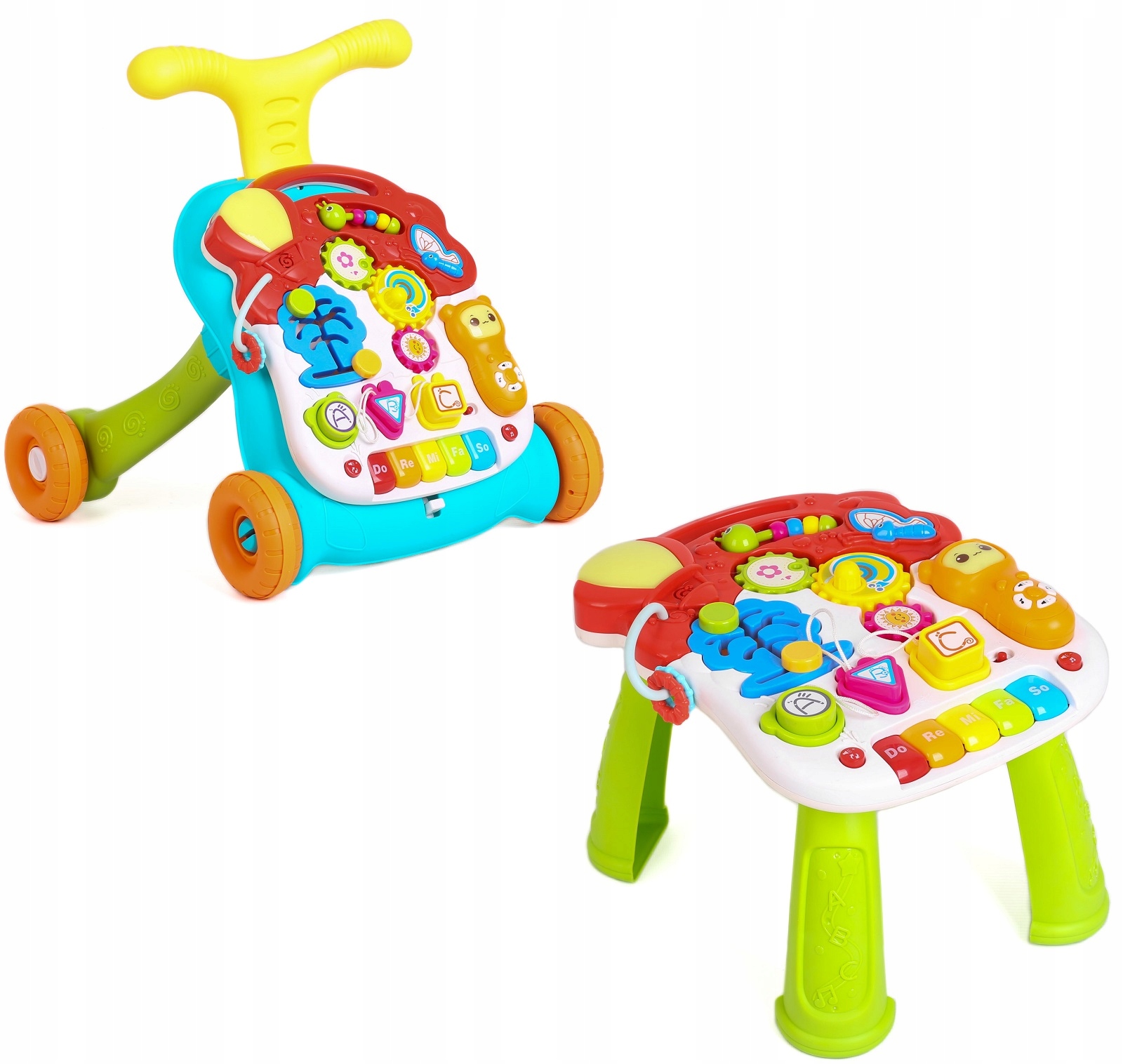 WALKER interaktyvus stūmiklis-edukacinis stalas 6in1 mokymosi vaikščioti žaislas EAN (GTIN) 5905326205717