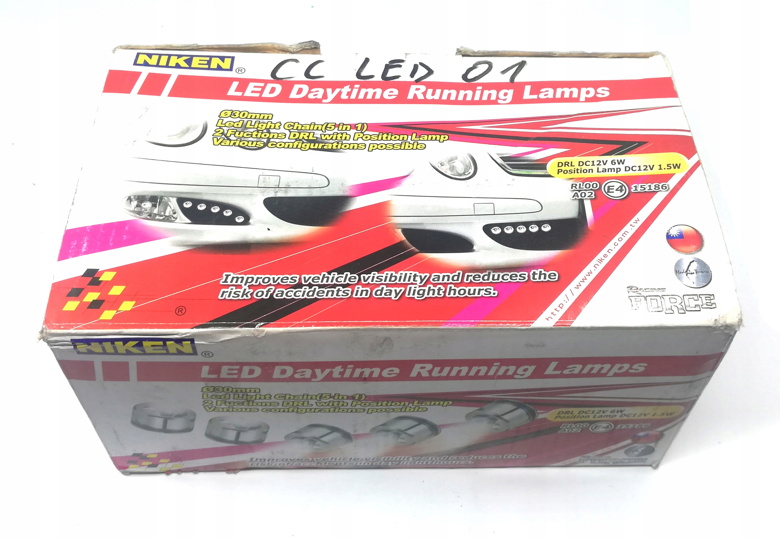 ŚWIATŁa LED DO JAZDY DZIENNEJ BIAŁE 10020355WH