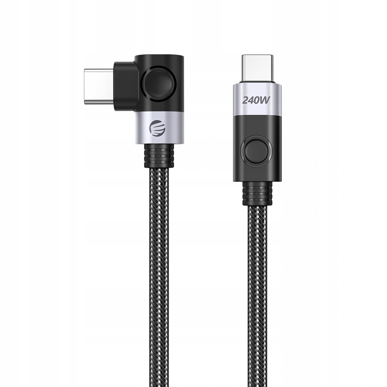 Kabel kątowy Orico CW240 Usb-c do Usb-c Pd 240 W 2 m czarny