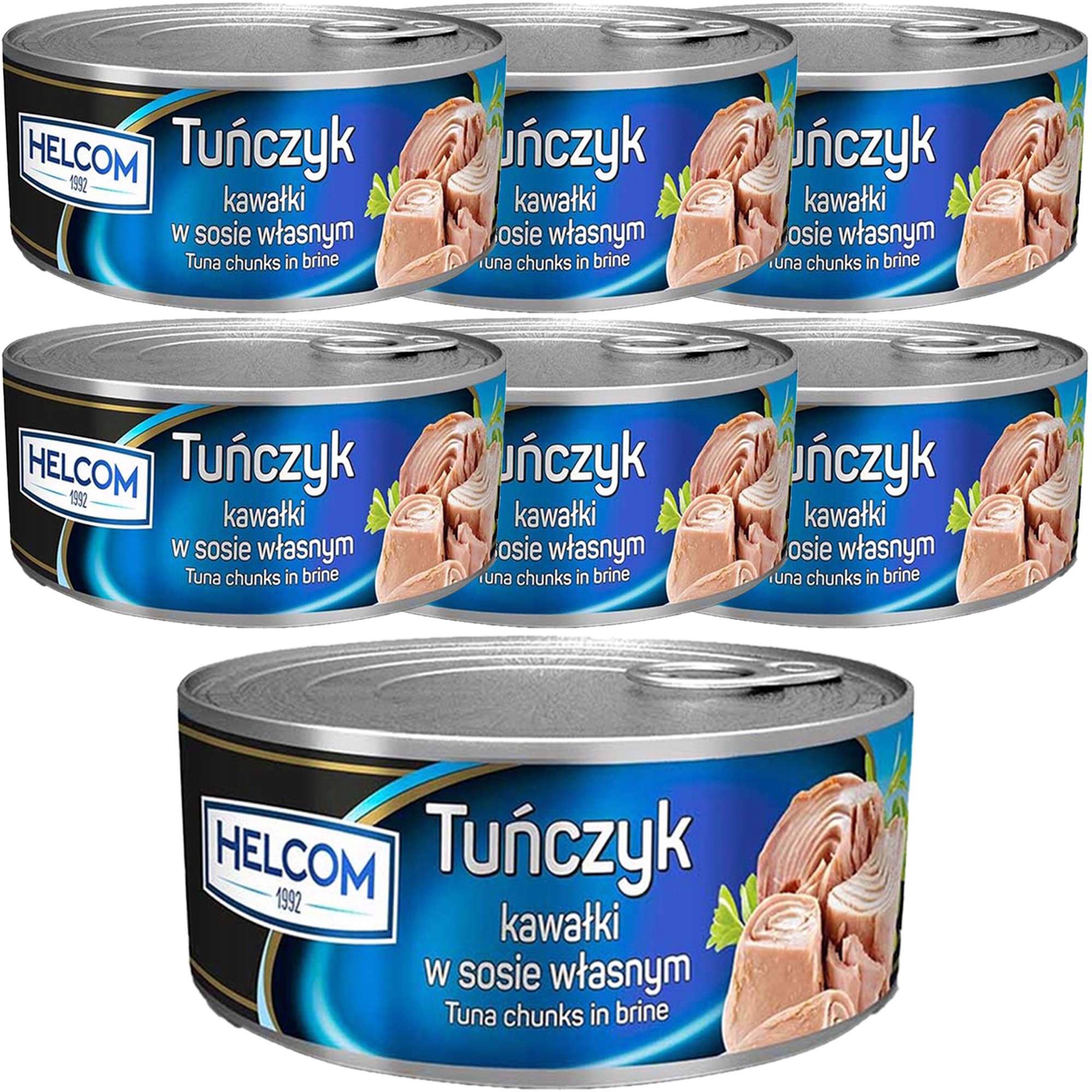 Helcom Kousky tuňáka ve vlastní šťávě 170g x 7 kusů