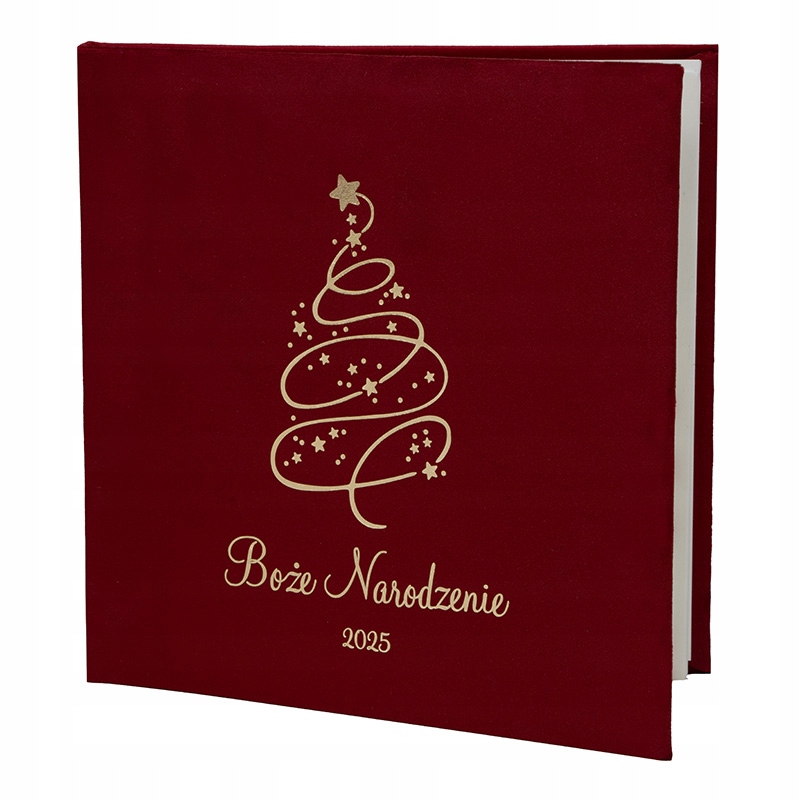 Album Świąteczny Welurowy 30 Stron Boże Narodzenie -60 Zdjęć 25x25cm spczer