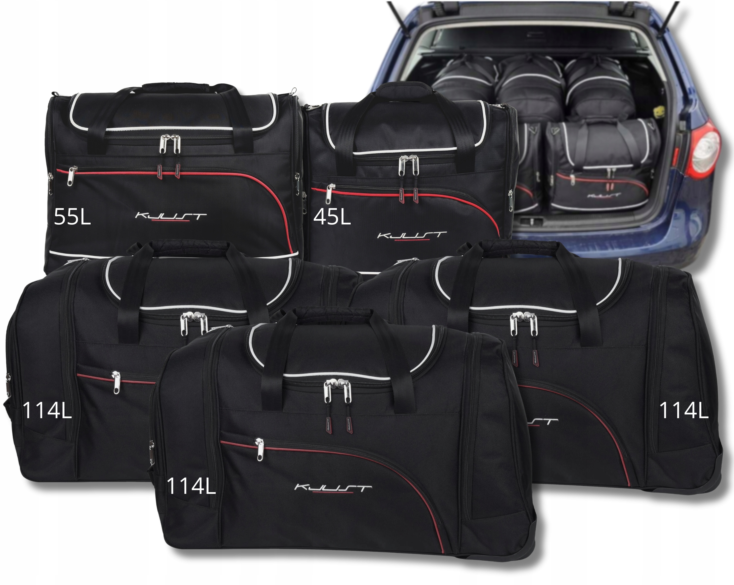 Cestovná Taška Do Kufra Vw Passat Variant 2005-2010 5 ks