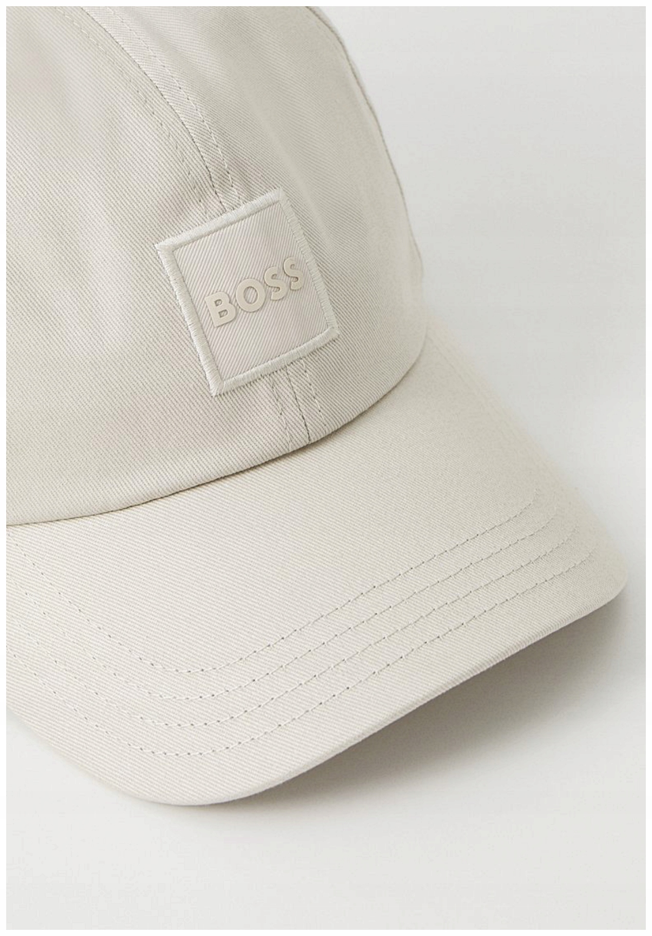 Kšiltovka Hugo Boss béžová s logem