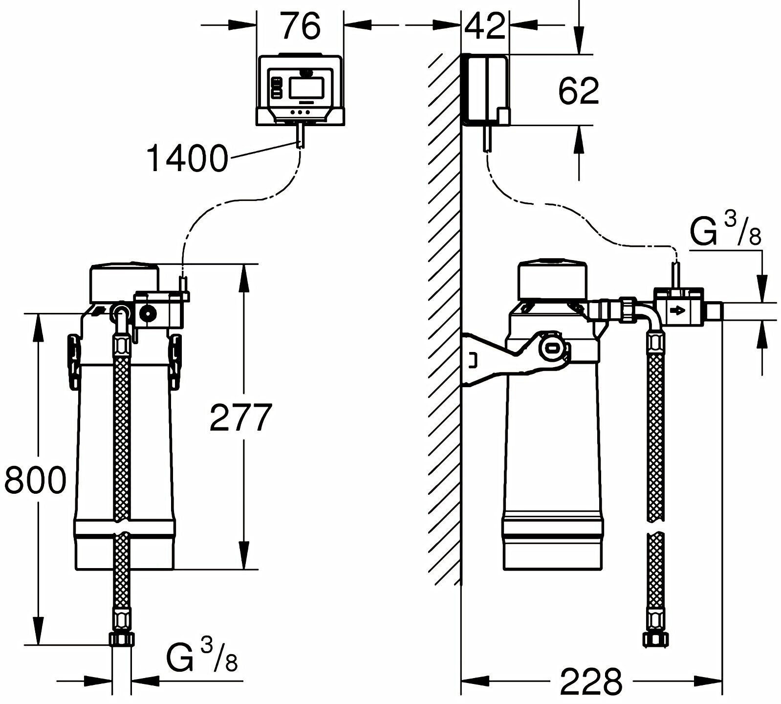Zestaw startowy GROHE Blue S 40438001 Marka Grohe