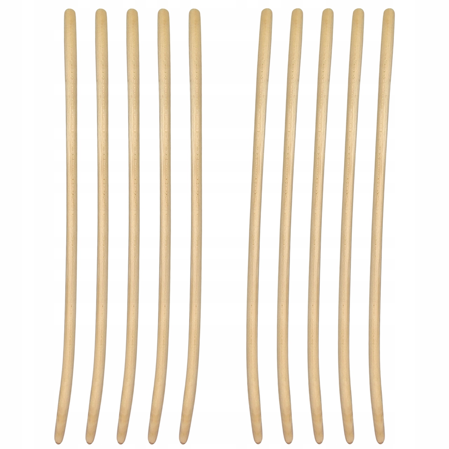 Trzon 130 CM Wygięty Sztyl Do Łopaty Wideł Kij Trzonek Profilowany 10 Szt