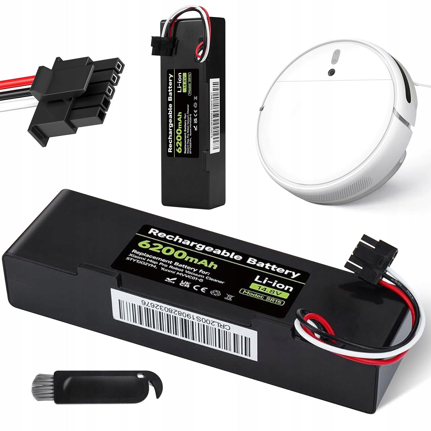 Akumulátor Pro Robotický Vysavač 6200 Mah Li-ion Pro Xiaomi Mop Mop 2S Pro