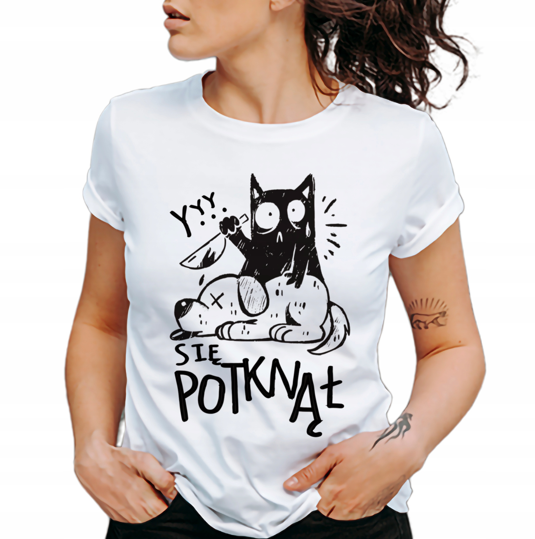 

Koszulka z Kotem Się Potknął XL