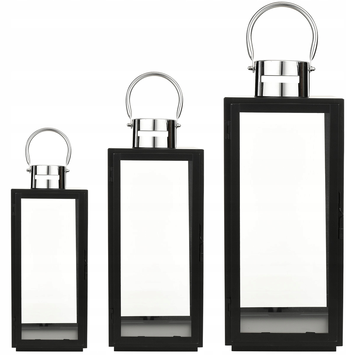 LATARNIE LAMPIONY ŚWIECZNIKI OGRODOWE KOMPLET 3szt Rodzaj lampion