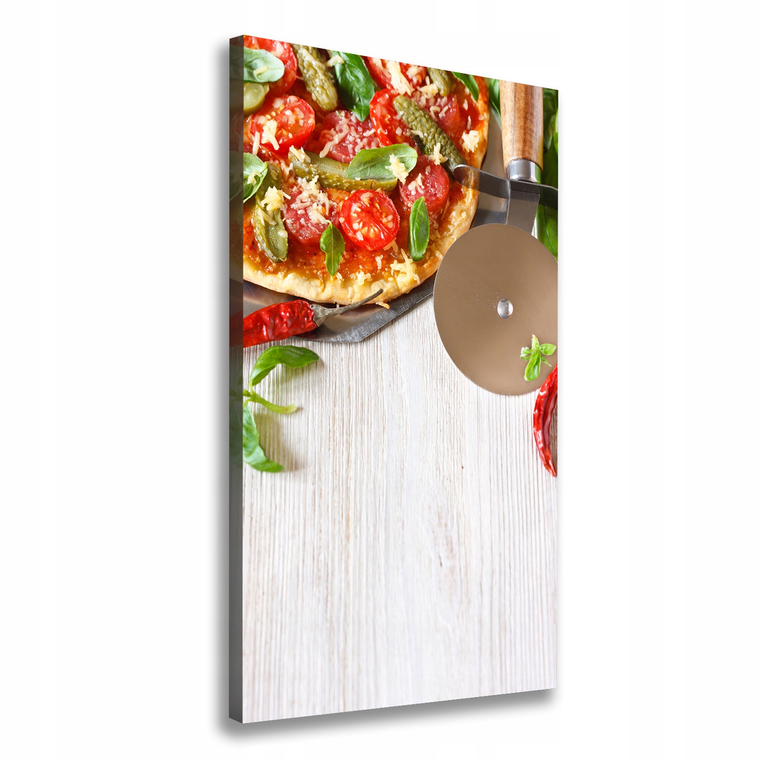 

Foto-obraz zdjęcie na płótnie Pizza 50x100 cm