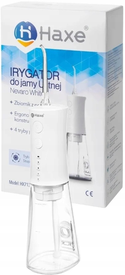 Haxe Nevaro White HX713 irygator do jamy ustnej 1 szt.