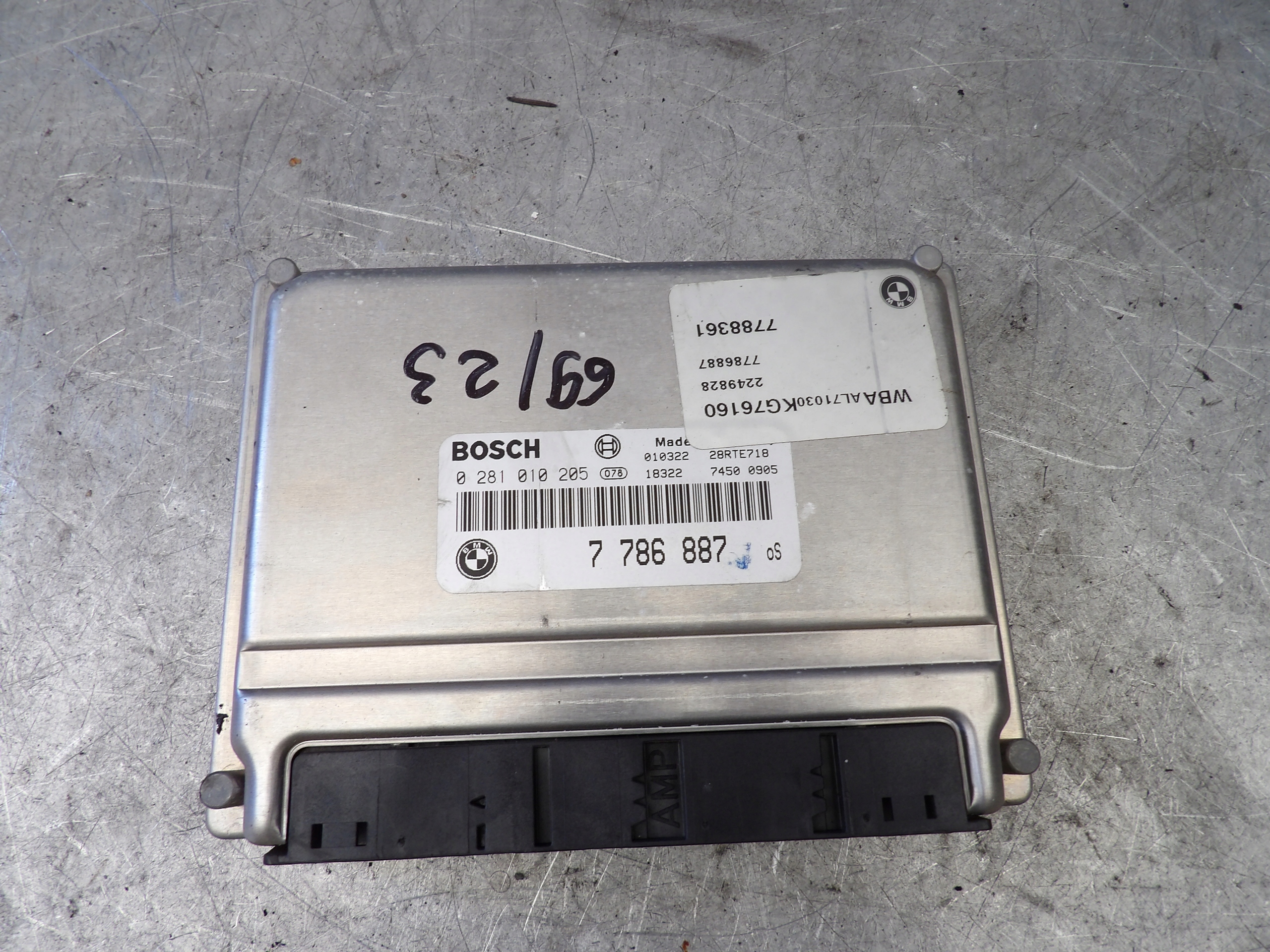 computer, control unit BMW 320 E46 2,0TD 7786887
