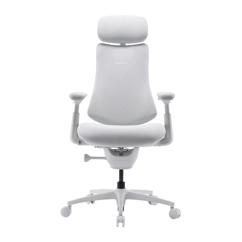 Krzesło Ergonomiczne Libernovo Omni Pro Siedzisko 48cm Wentylacja Białe