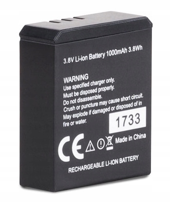 Akumulator Midland do kamer H5 & H9 Pro R02937 Bateria 1350mAh
