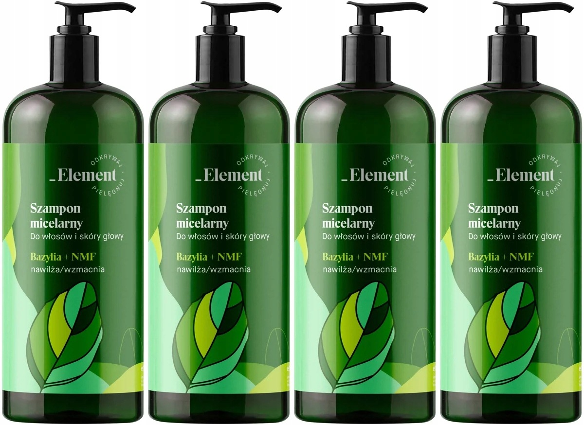 Vis Plantis Basil Element Szampon Micelarny Przeciw Wypadaniu Włosów 500ml