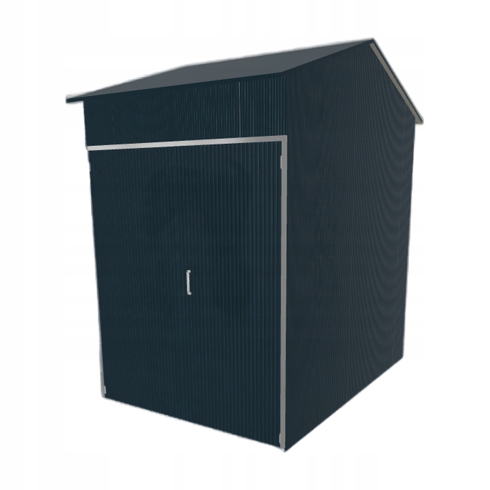 Ocelová hala 2.5 x 3.5 m se dvěma sloupky Grafit Vysoká