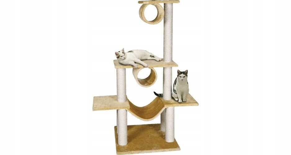 Levně Flamingo Škrabadlo Victoria béžové 103x57x141cm