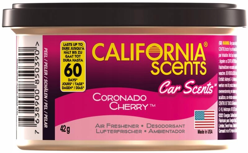 CALIFORNIA CAR SCENTS ZAPACH CORONADO CHERRY Rodzaj puszki zapachowe