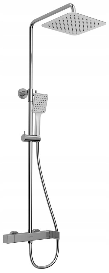 Sprchový stĺp Cubemix s pákovou batériou, chróm (CM139) /ka/