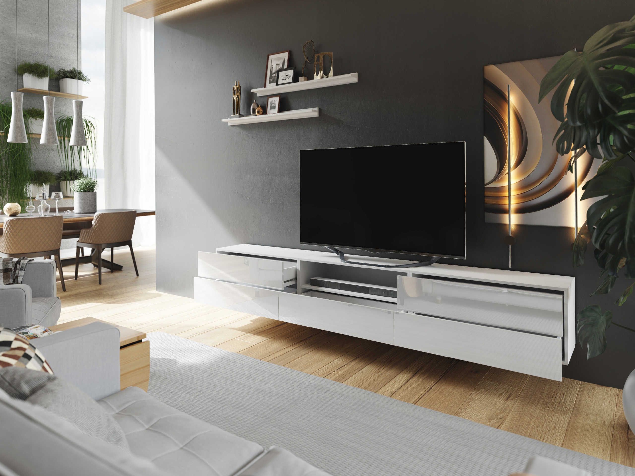 Nábytková Stěna Rtv Nábytek do obývacího pokoje FMB28 O-sofa