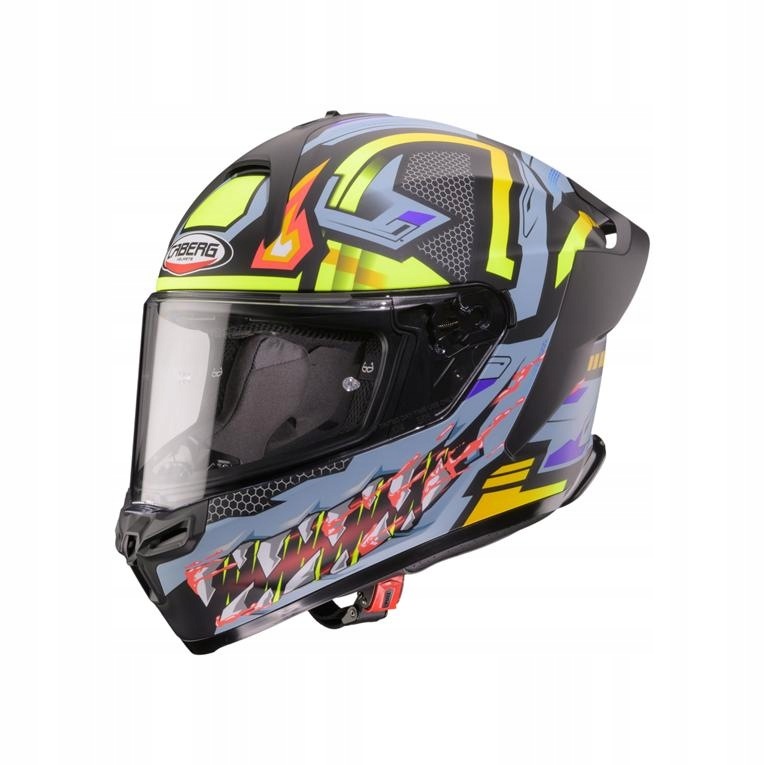 Caberg Integrovaná Prilba Roxter Hunter Farba Čierna Matná/sivá/žltá Fluo Veľ