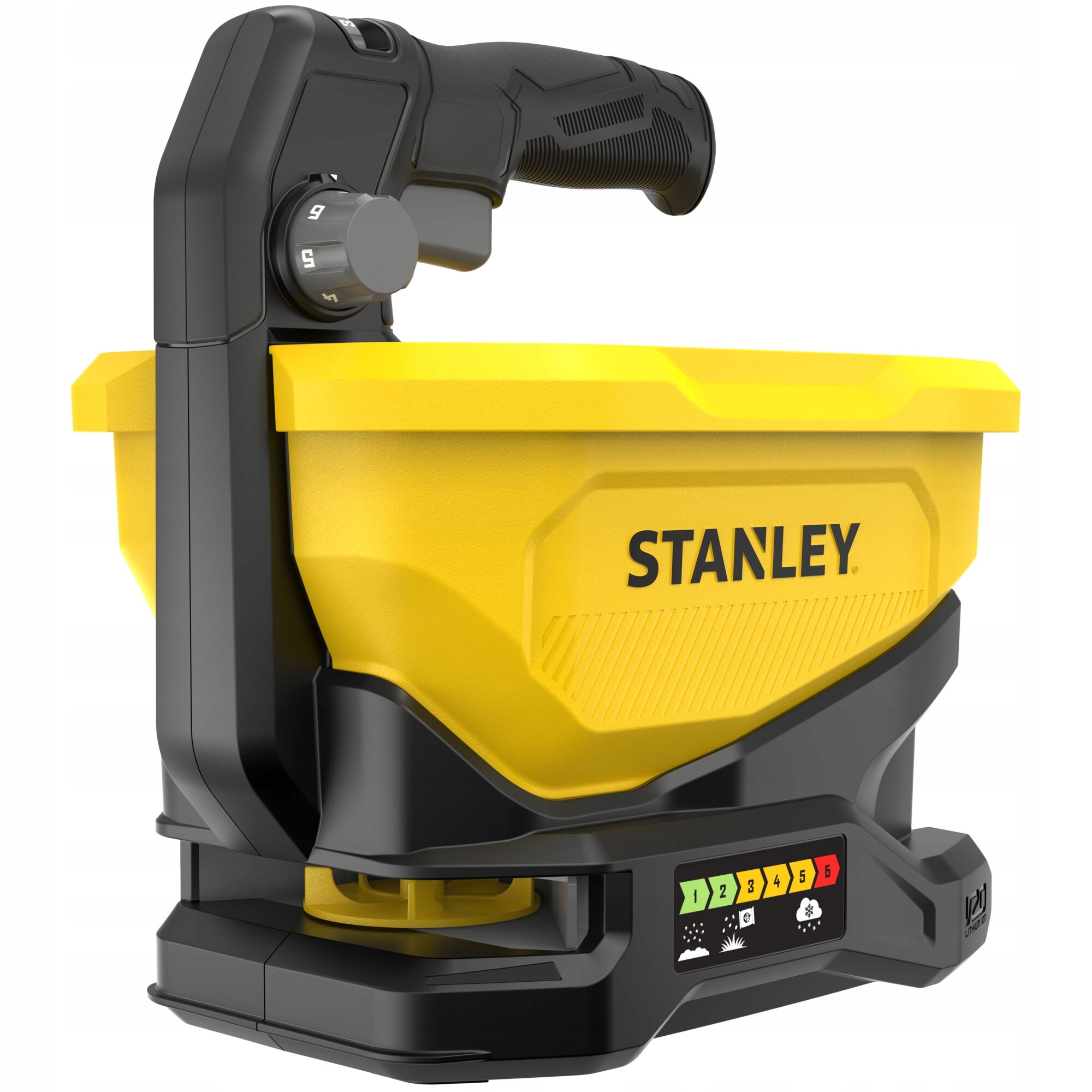 Akumulátorový rozmetávač trávy a hnojiva Stanley STCOE300B V20 18V