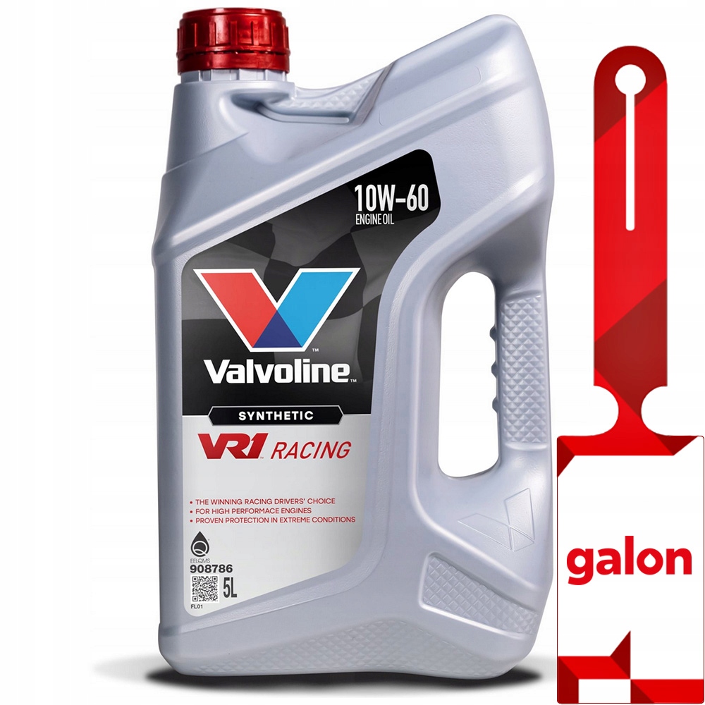 Valvoline VR1 Racing 10w60 5L półsyntetyczny olej silnikowy