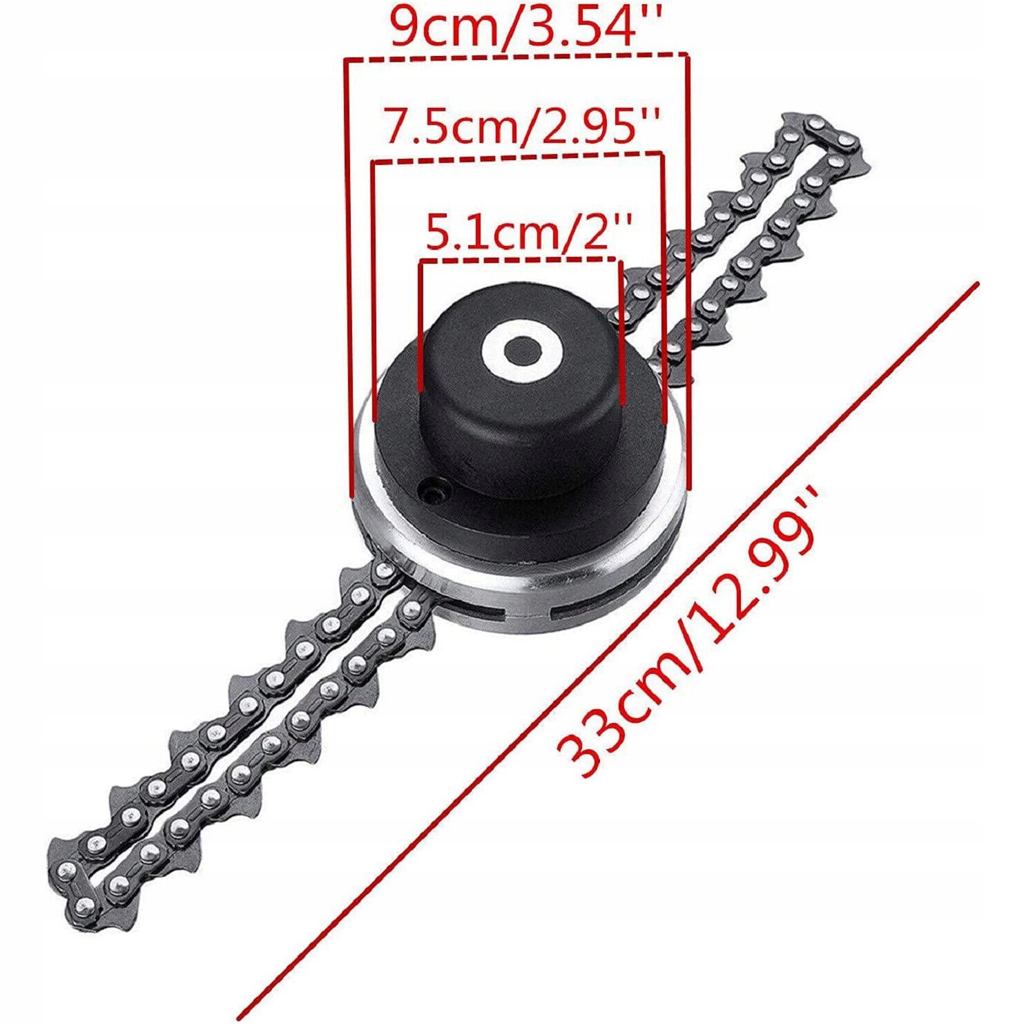 GŁOWICA TRYMERA, GŁOWICA DO PRZYCINANIA, GŁOWICA ŁAŃCUCHOWA DO PODKASZARKI Kod producenta Głowica do koszenia