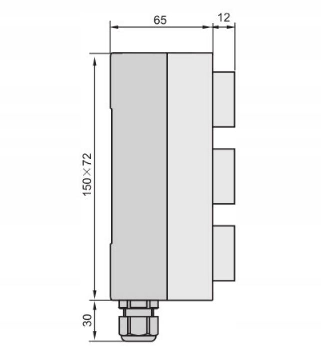 Kaseta z przyciskami strzałka lewo stop prawo Kod producenta LAY5-BP324
