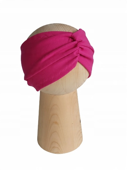 

Opaska Marszczona Fuksja Polski Produkt 54-58cm