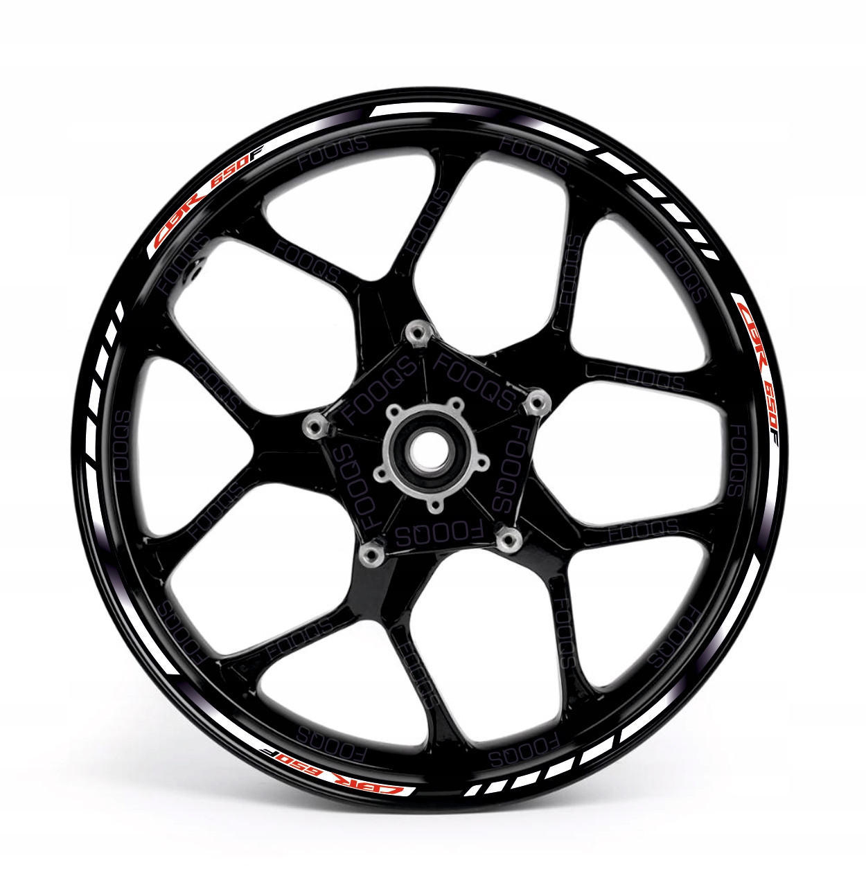 Samolepky Na Ráfky Juula Pro Honda Cbr 650 F Bílé 2