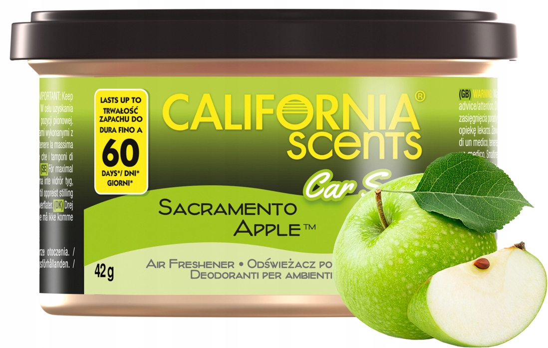 

California Car Scents Zapach Sacramento Apple