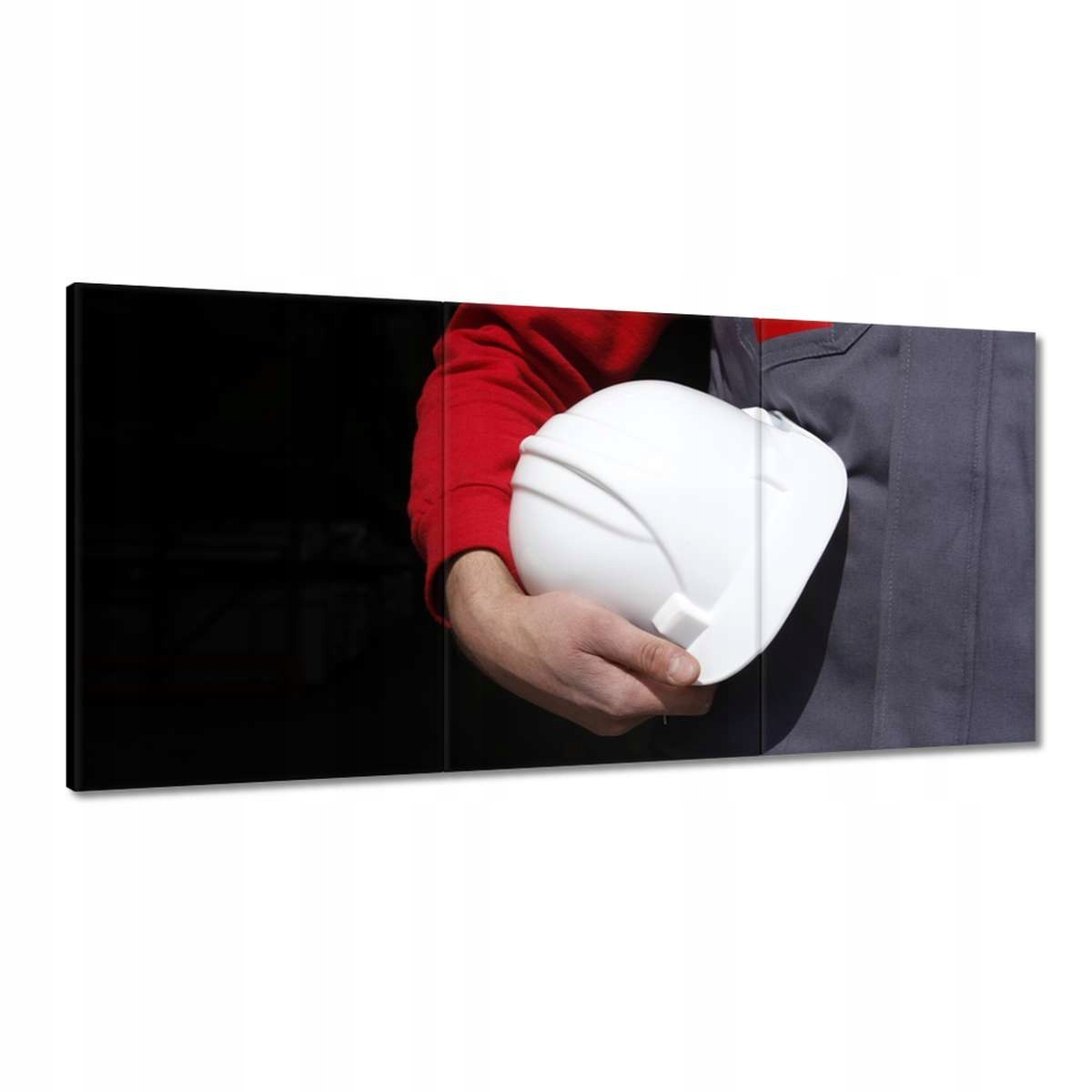 Obrazy 180x90 Biela ochranná prilba