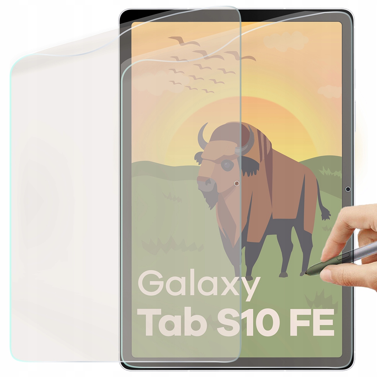 Folia matowa do tabletu Bizon do Galaxy Tab S10 Fe, folijka ochronna 2 szt