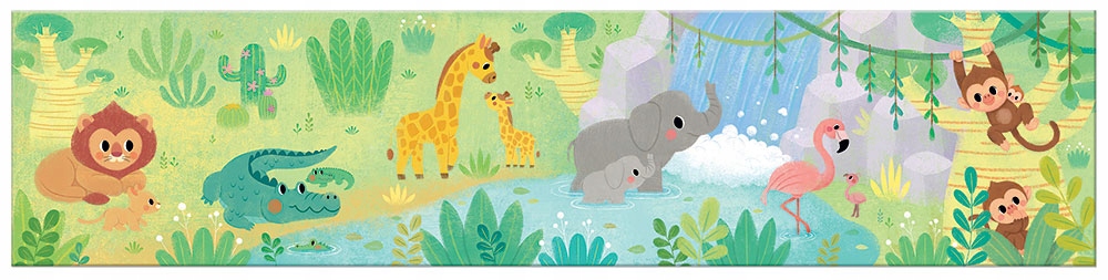 JANOD Mini puzzle do Zwierzątka - KROKODYLE 12 el. Kolekcja Janod