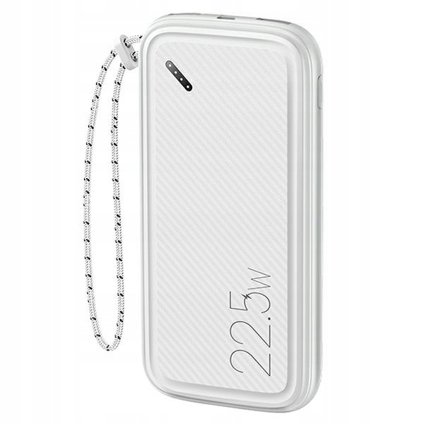 Usams Powerbank PB56 10000mAh 22.5W 2xQC3.0+PD Fast Charge biały 10KCD15102
