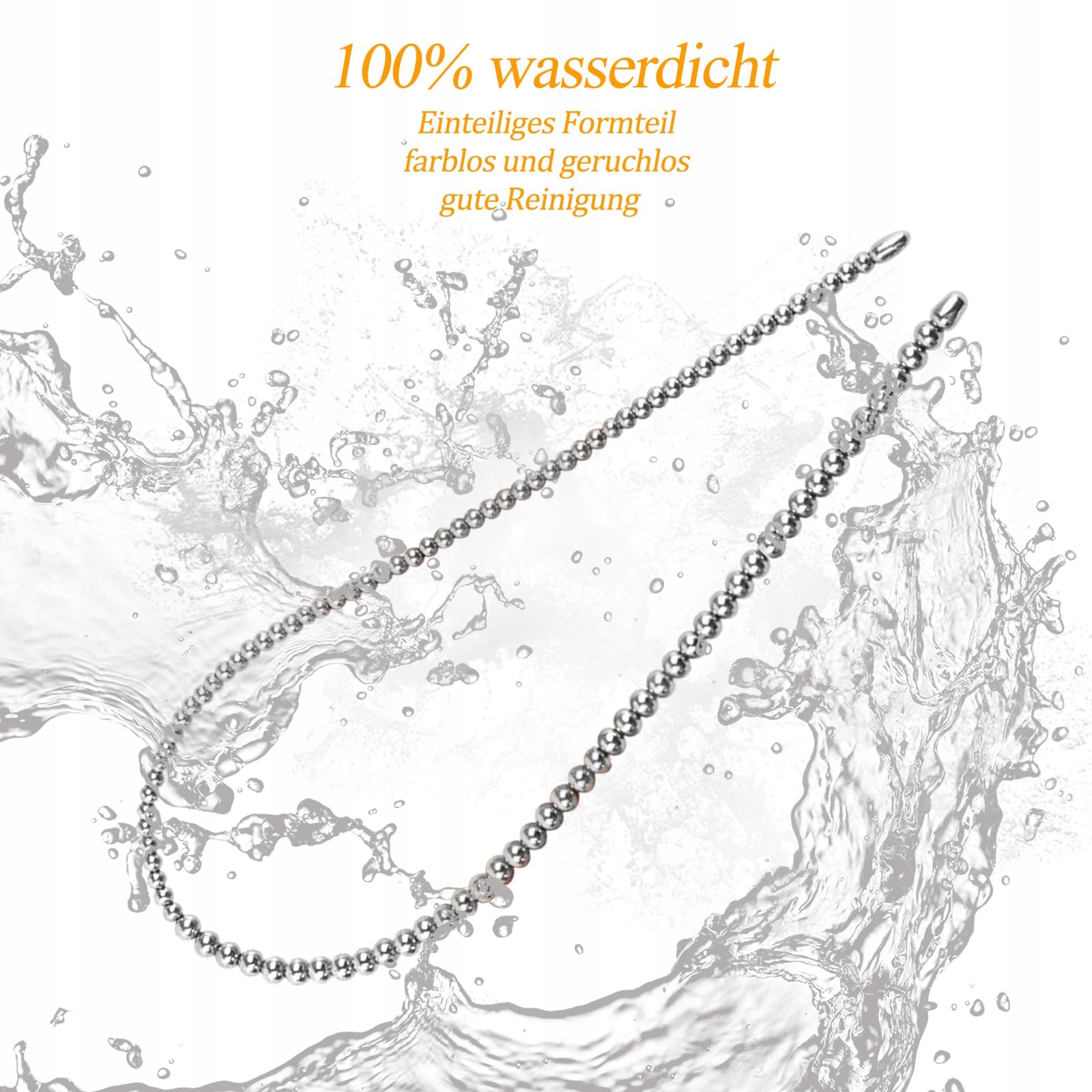 BDSMLOVE Dilator Stalowy 600 MM Podwójny Korek Penisa dla Mężczyzn Gay — miniatura 7