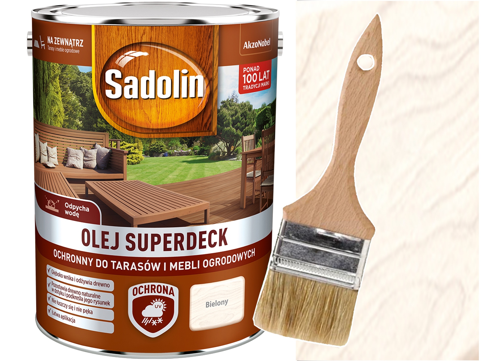 

Sadolin Superdeck olej do tarasu Biały 0,75L
