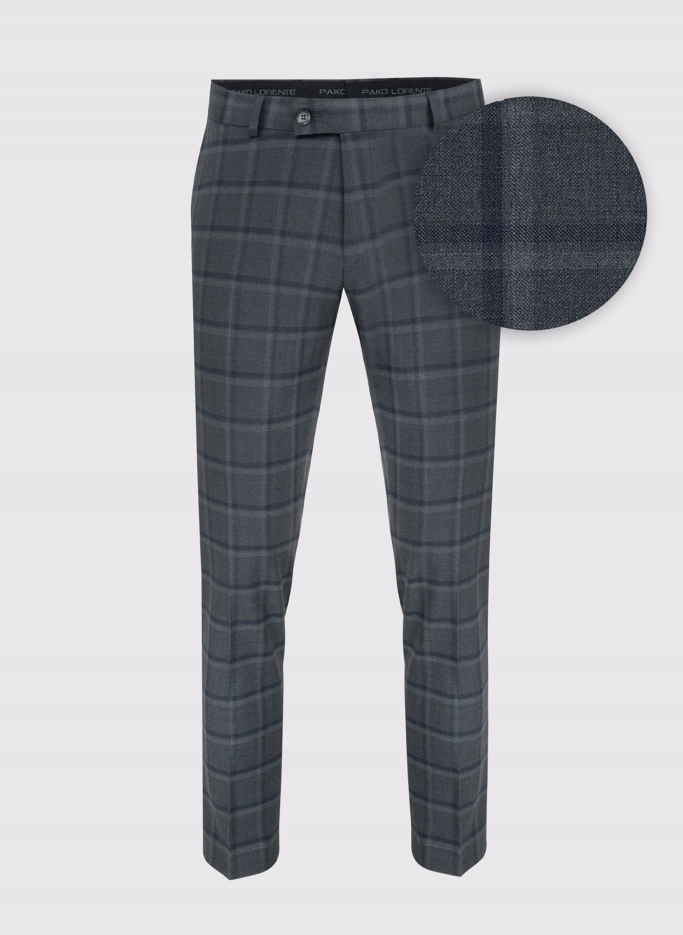 Šedé oblekové kalhoty v střihu Slim Fit Pako Lorente 176/100
